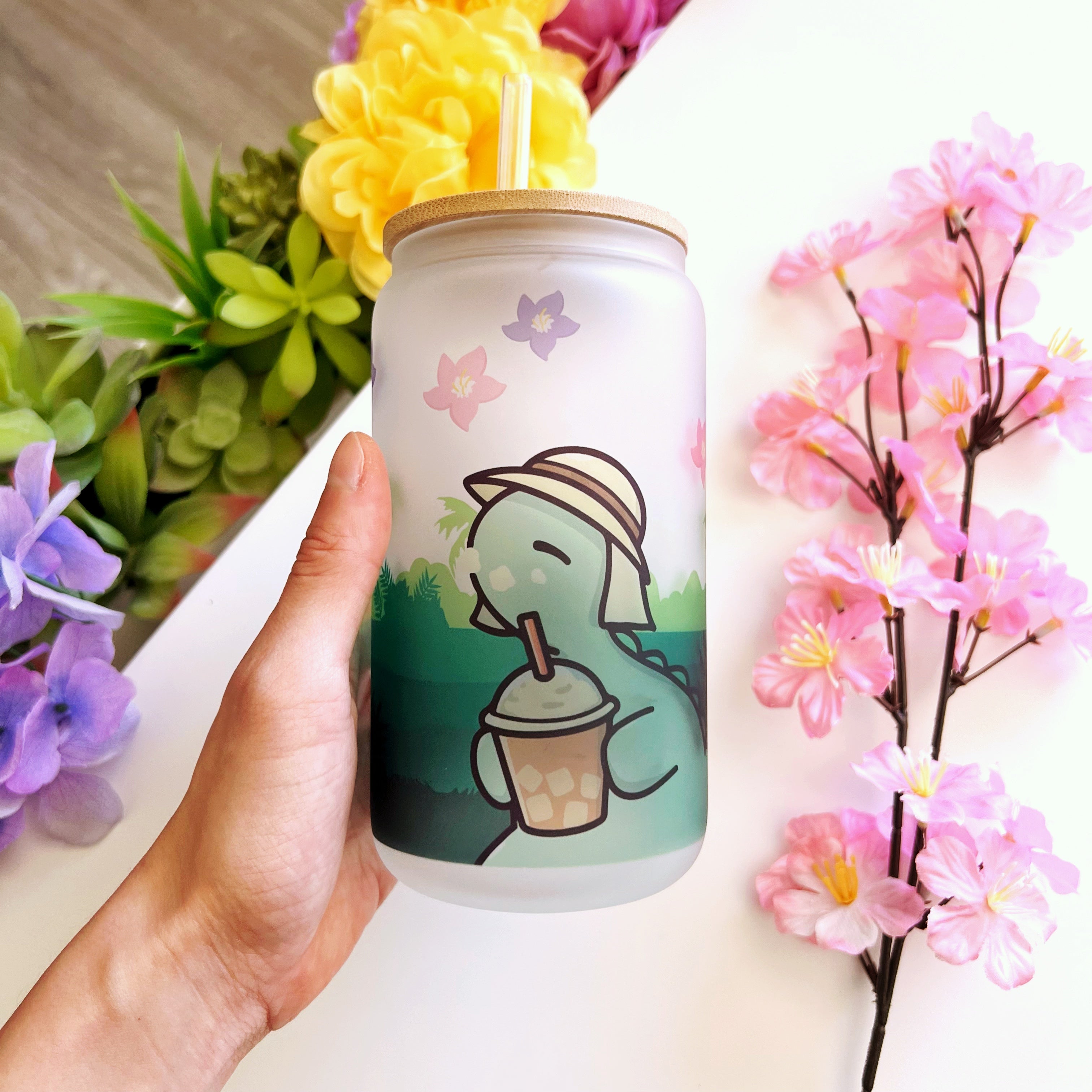 Glass Cup - Yawn is Silent Scream For Coffee (LIMITED EDITION)