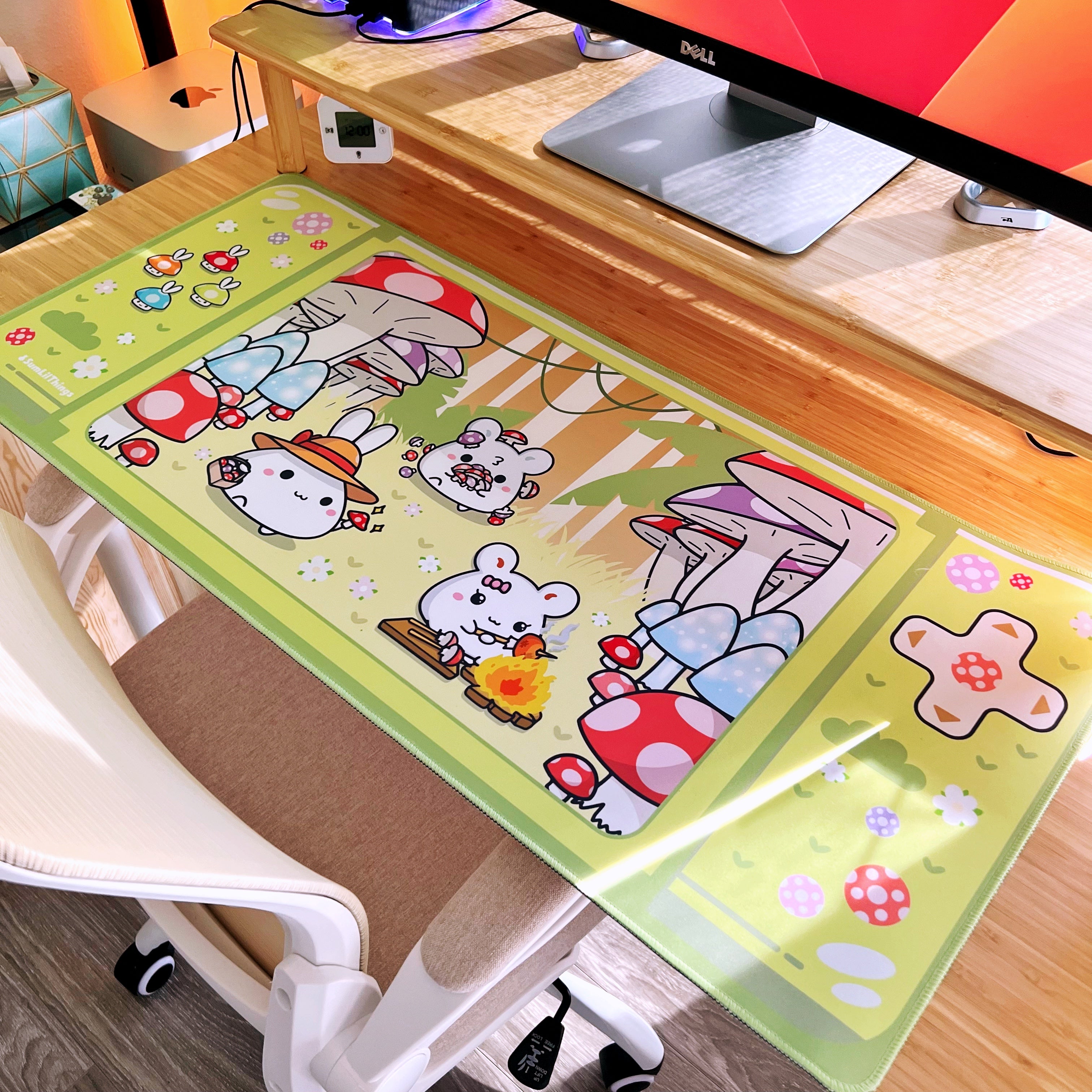 Desk Mat - Mushroom Forest Switch (90cm x 40cm)