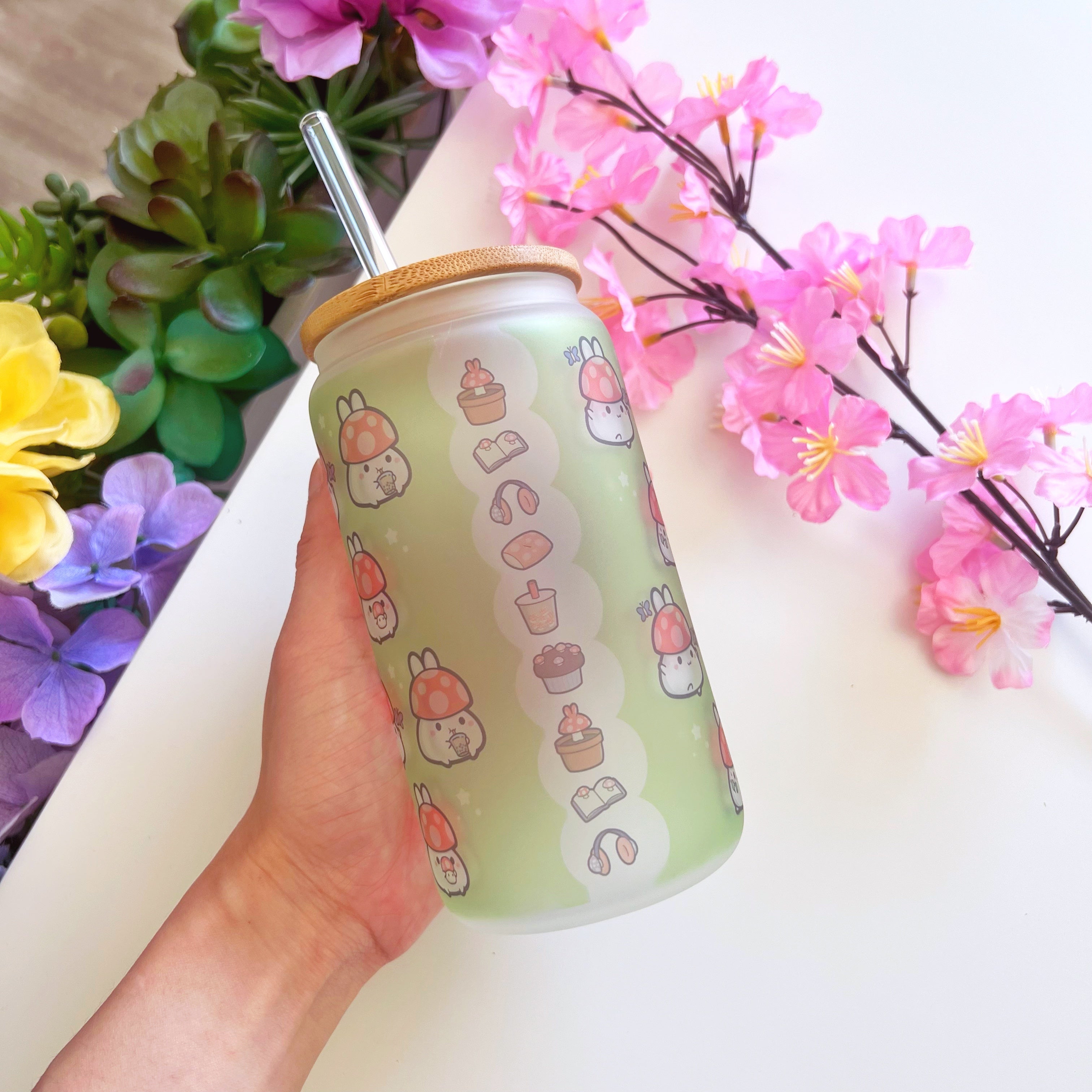 Glass Cup - Mushroom Lil (LIMITED EDITION)