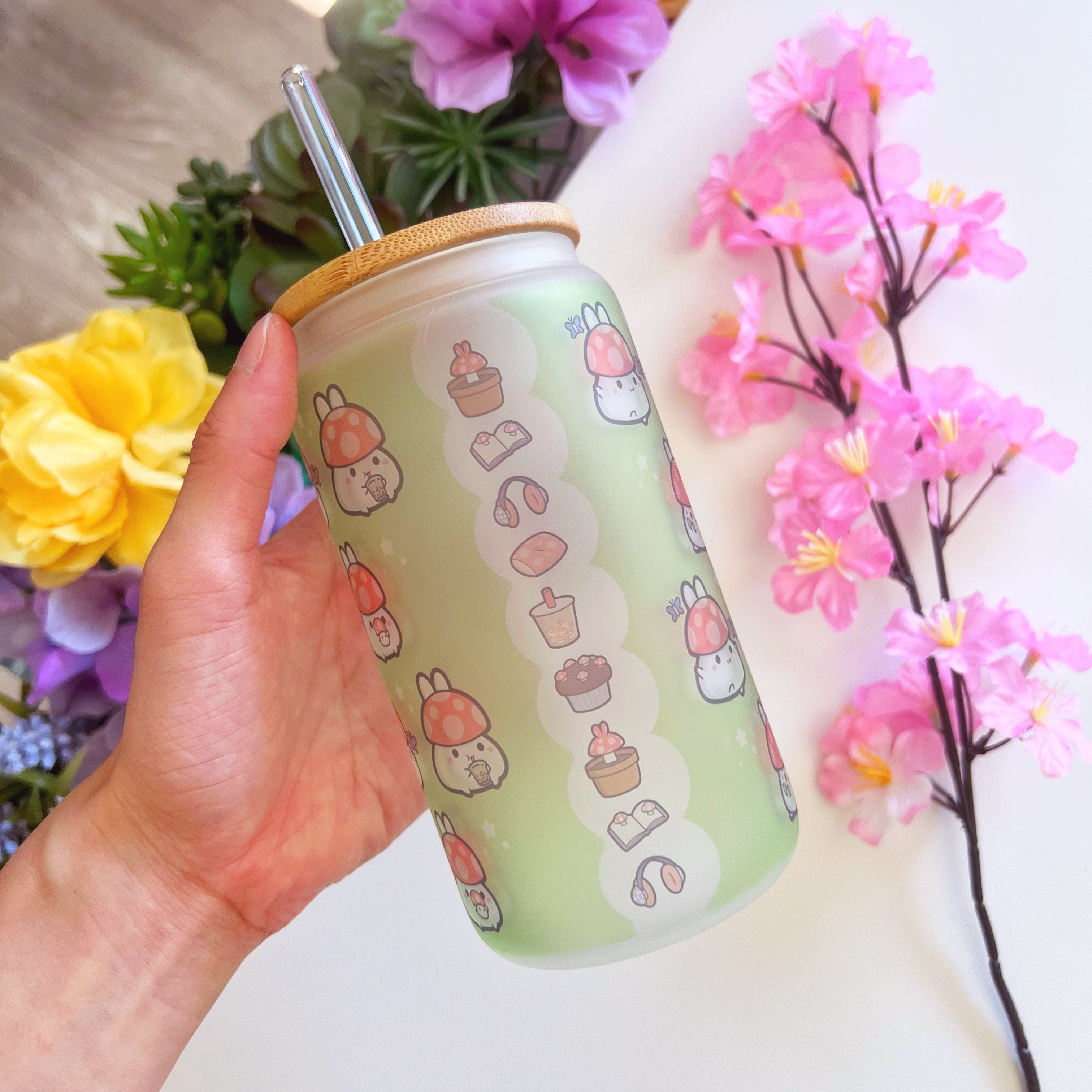 Glass Cup - Mushroom Lil (LIMITED EDITION)