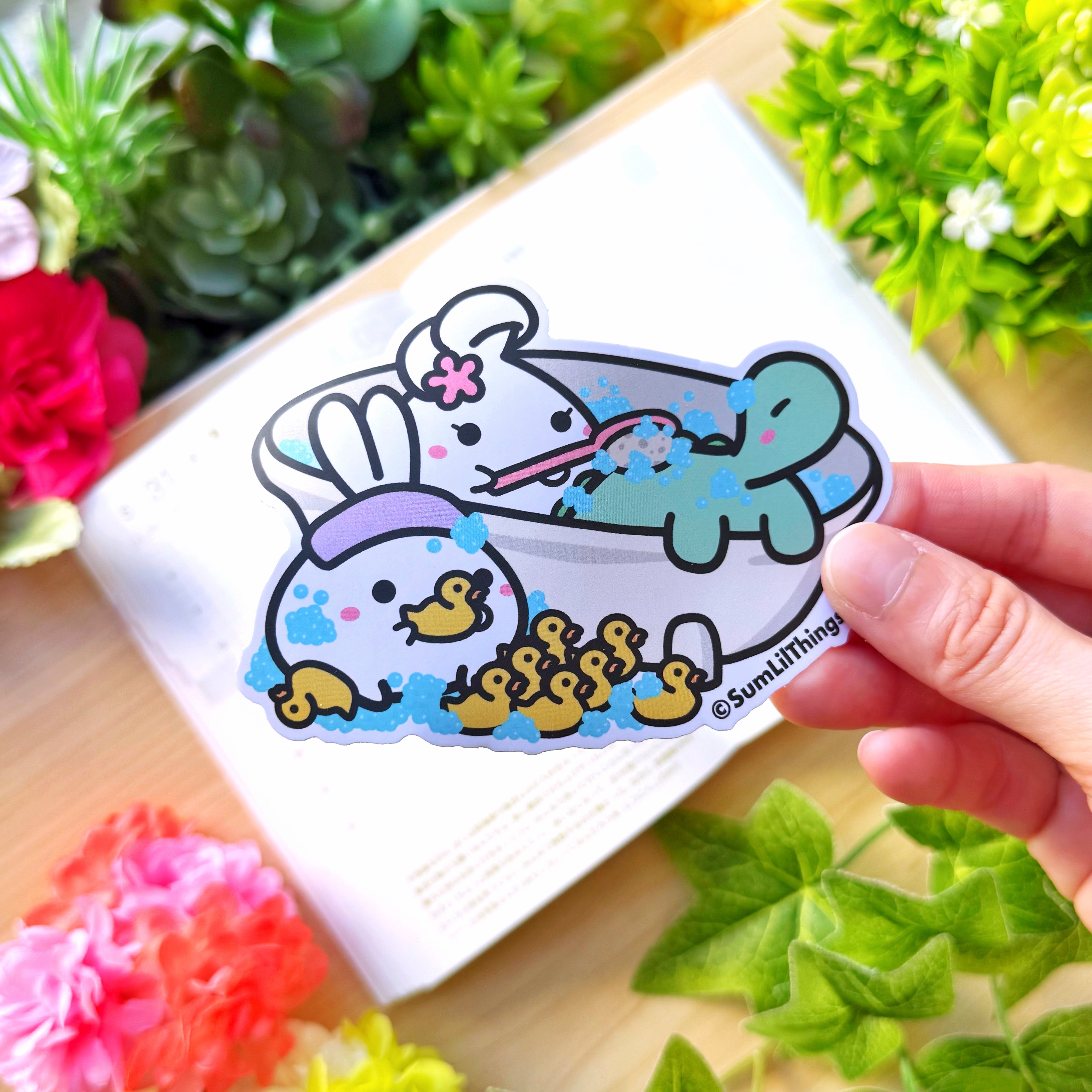 Vinyl Sticker - Bathtime Misfit