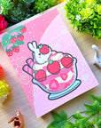 Sticker Binder - Strawberry Love (A5 Size)