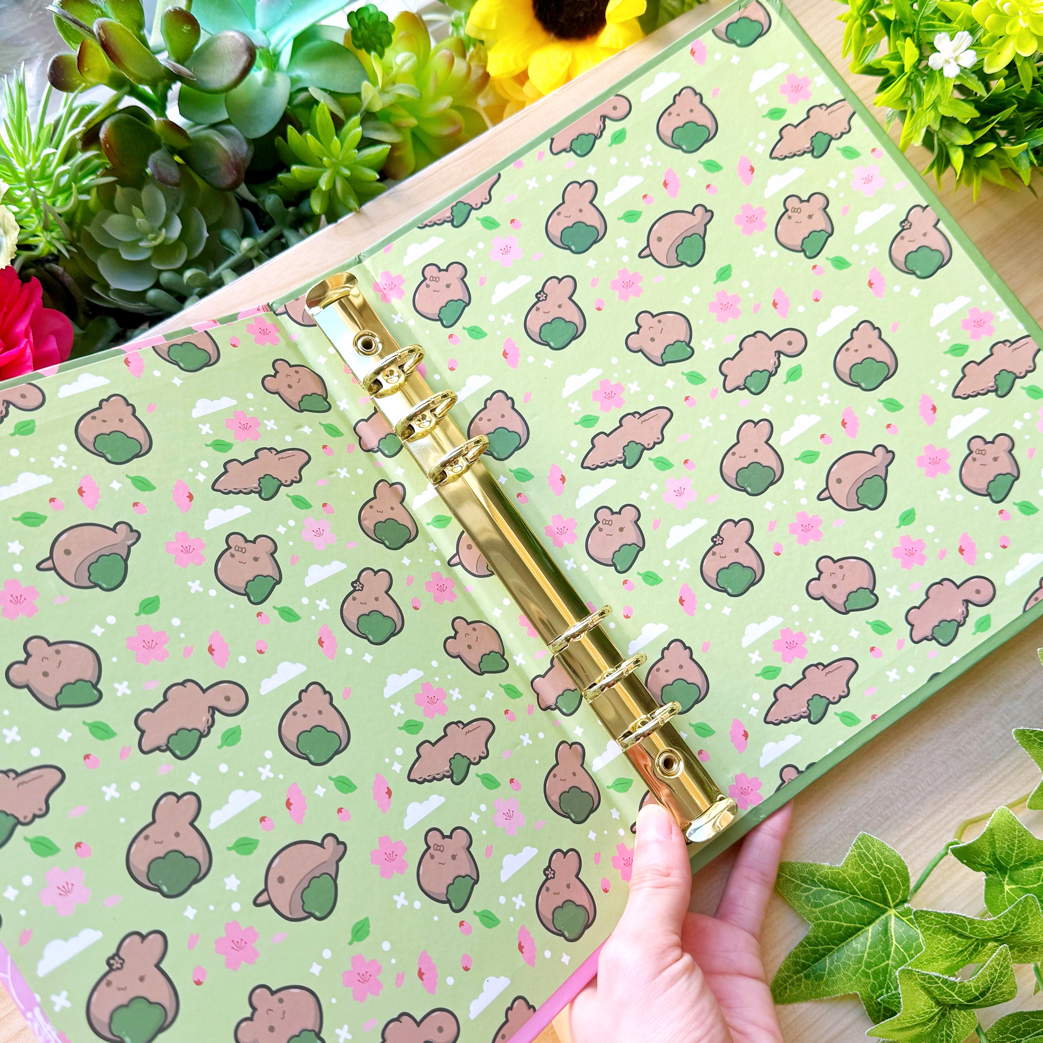 Sticker Binder - Matcha Munchies (A5 Size)