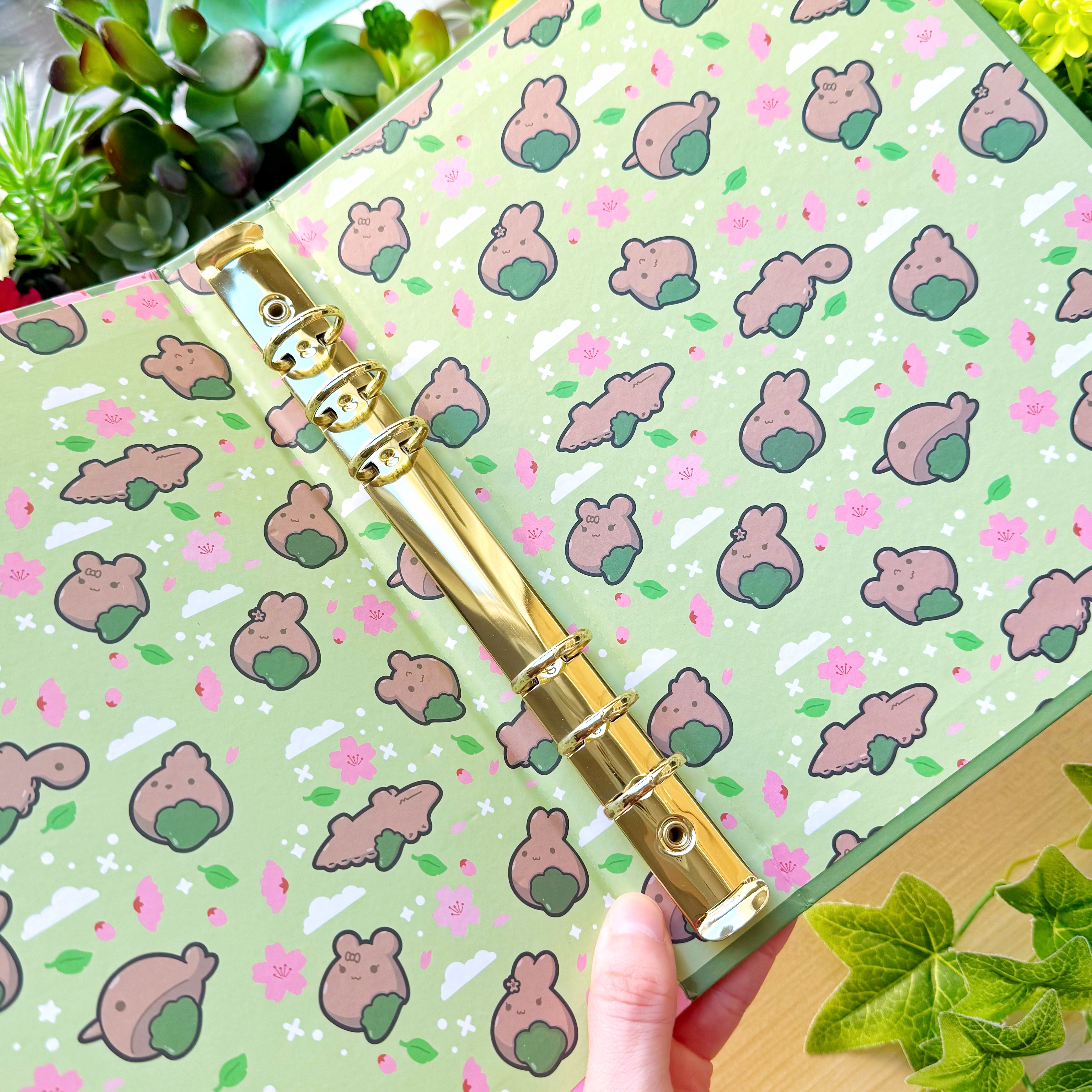 Sticker Binder - Matcha Munchies (A5 Size)