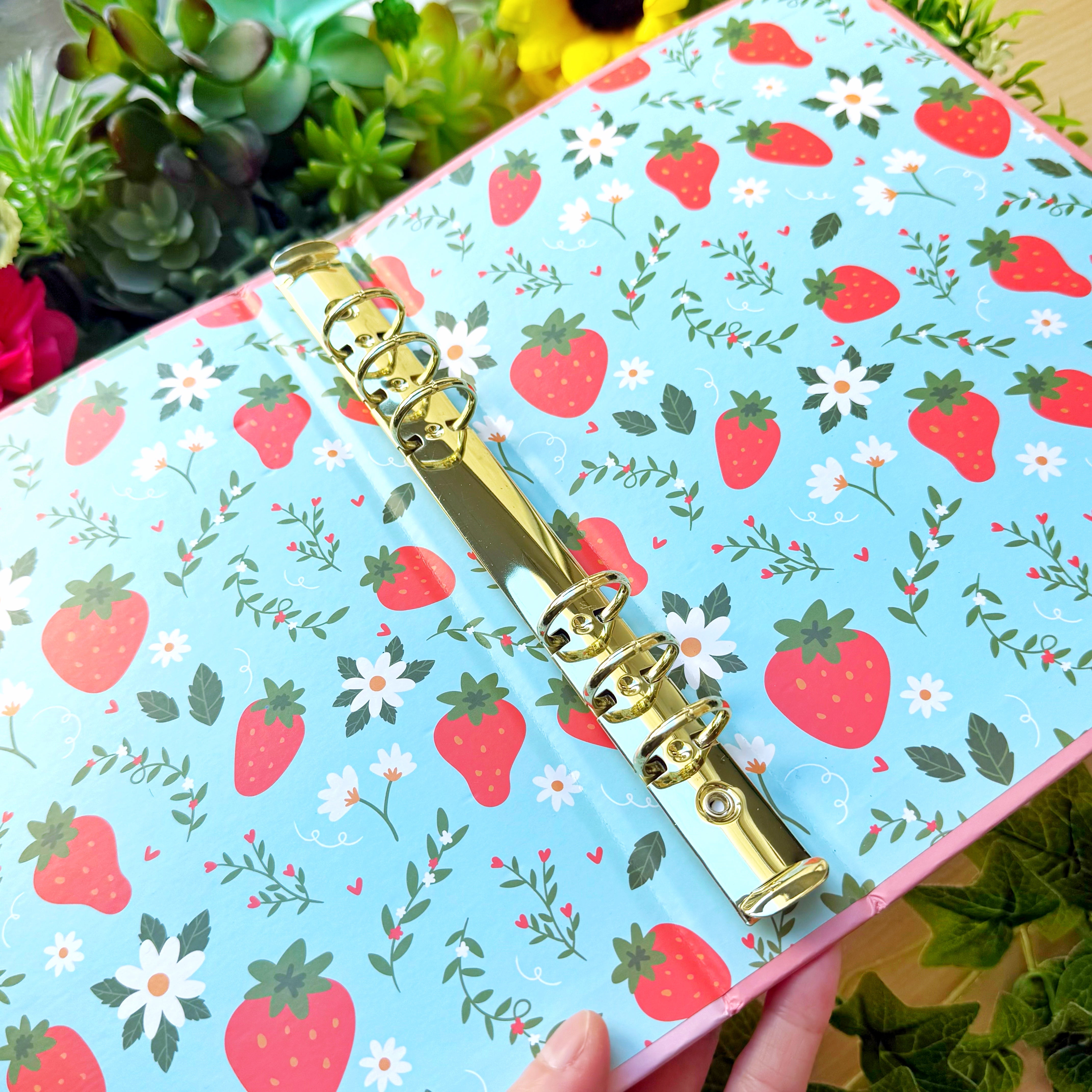 Sticker Binder - Strawberry Love (A5 Size)