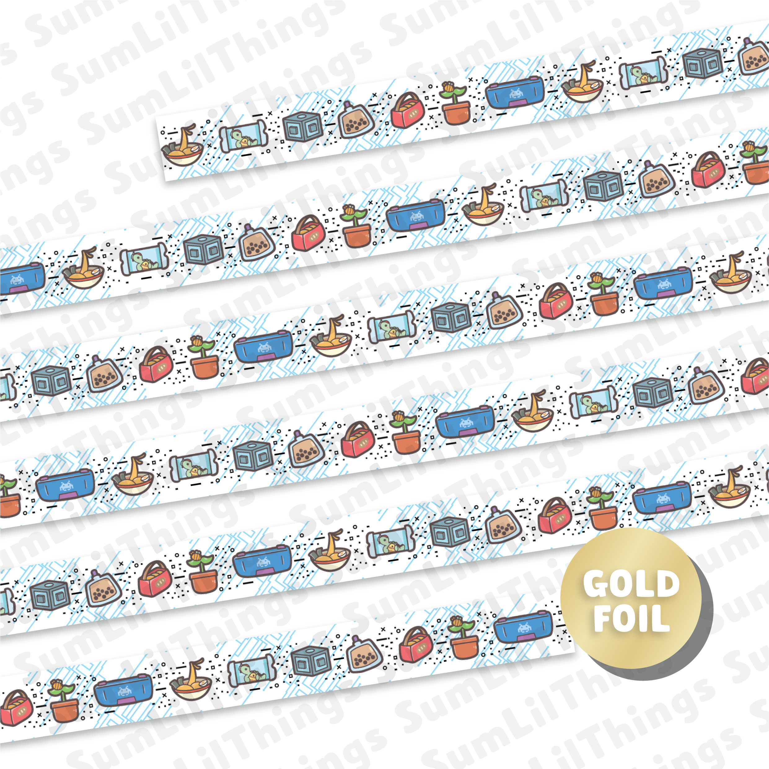 Washi Tape - Lil' Cyber City Life Collection