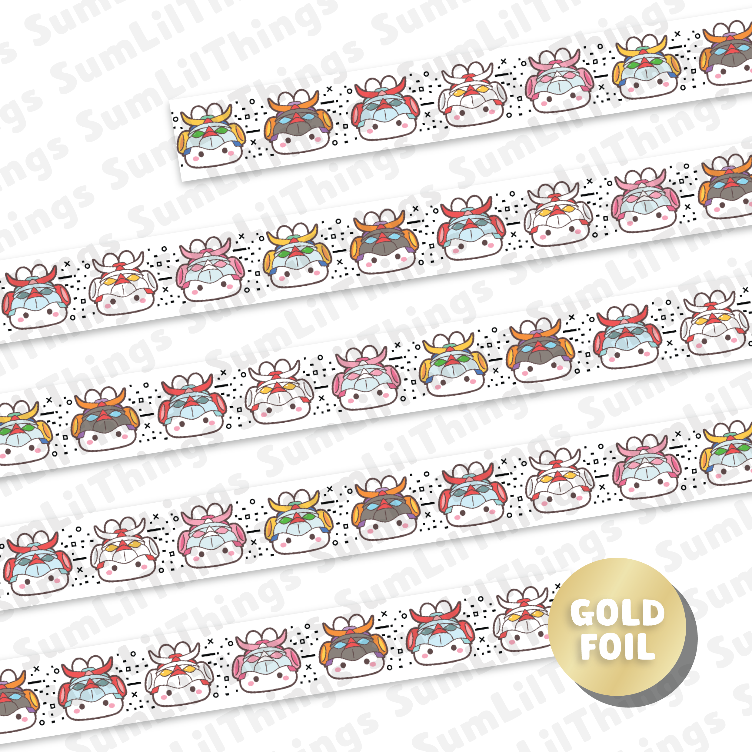 Washi Tape - Lil' Cyber City Life Collection