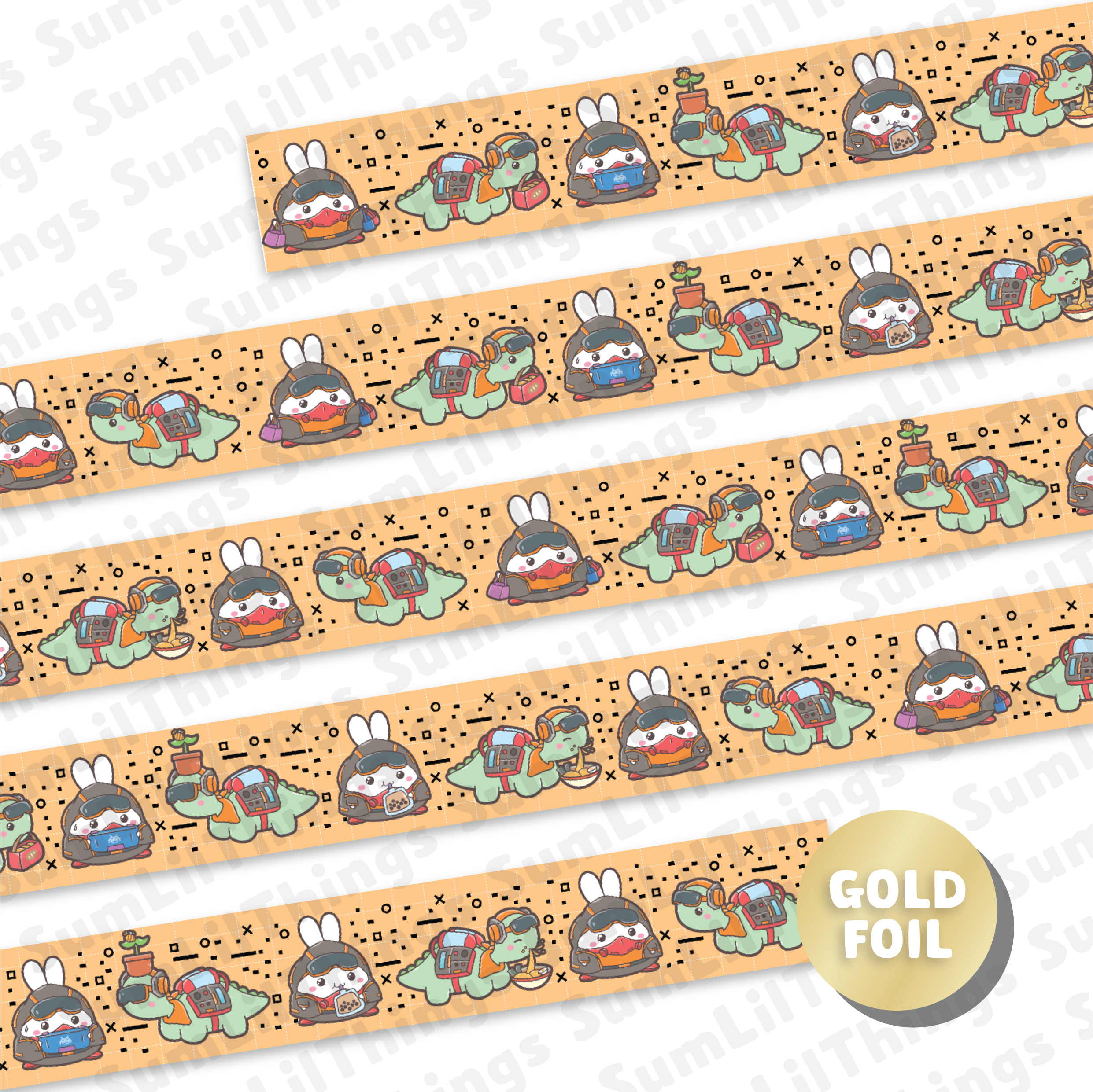 Washi Tape - Lil' Cyber City Life Collection