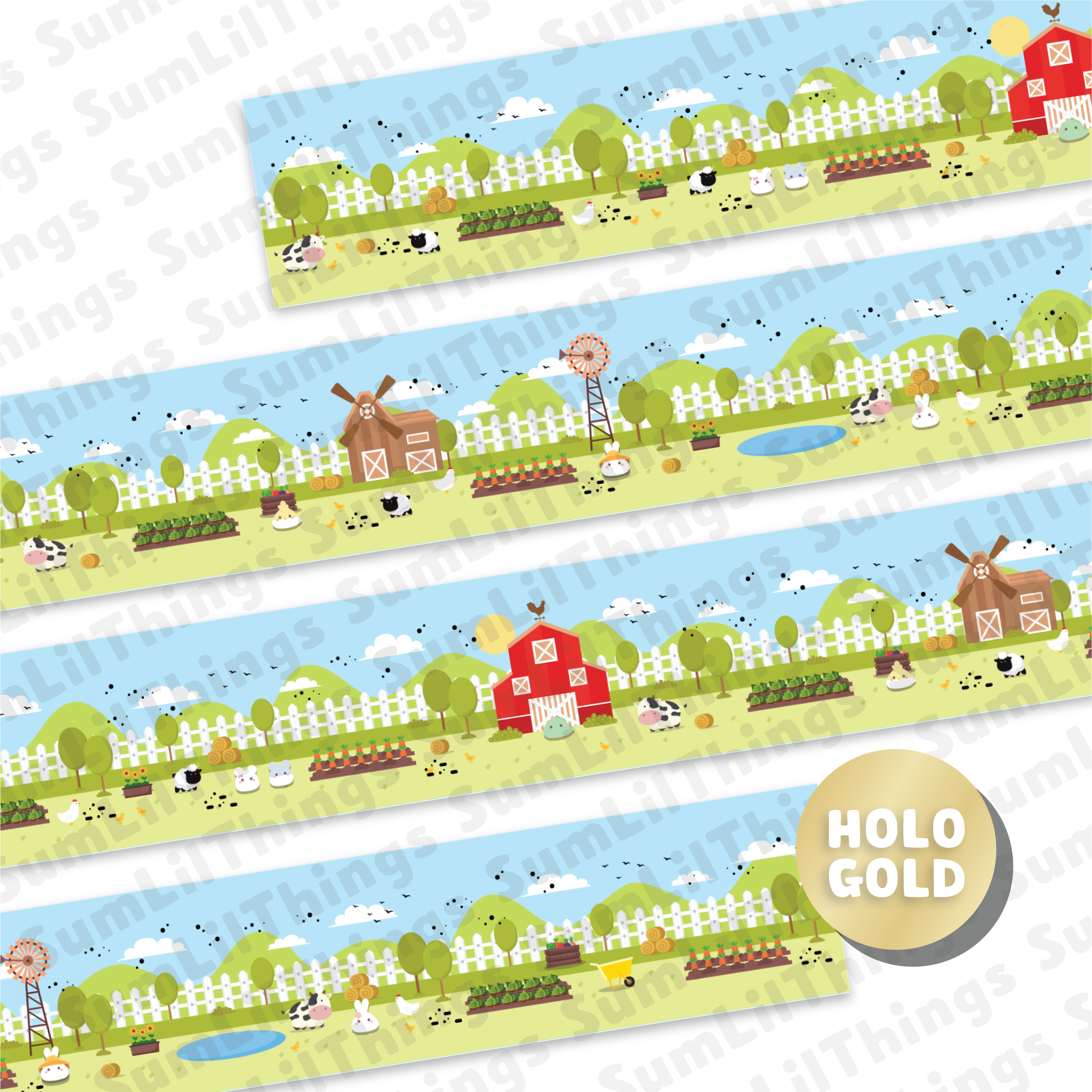 Washi Tape - Lil' Pasture Pals Collection
