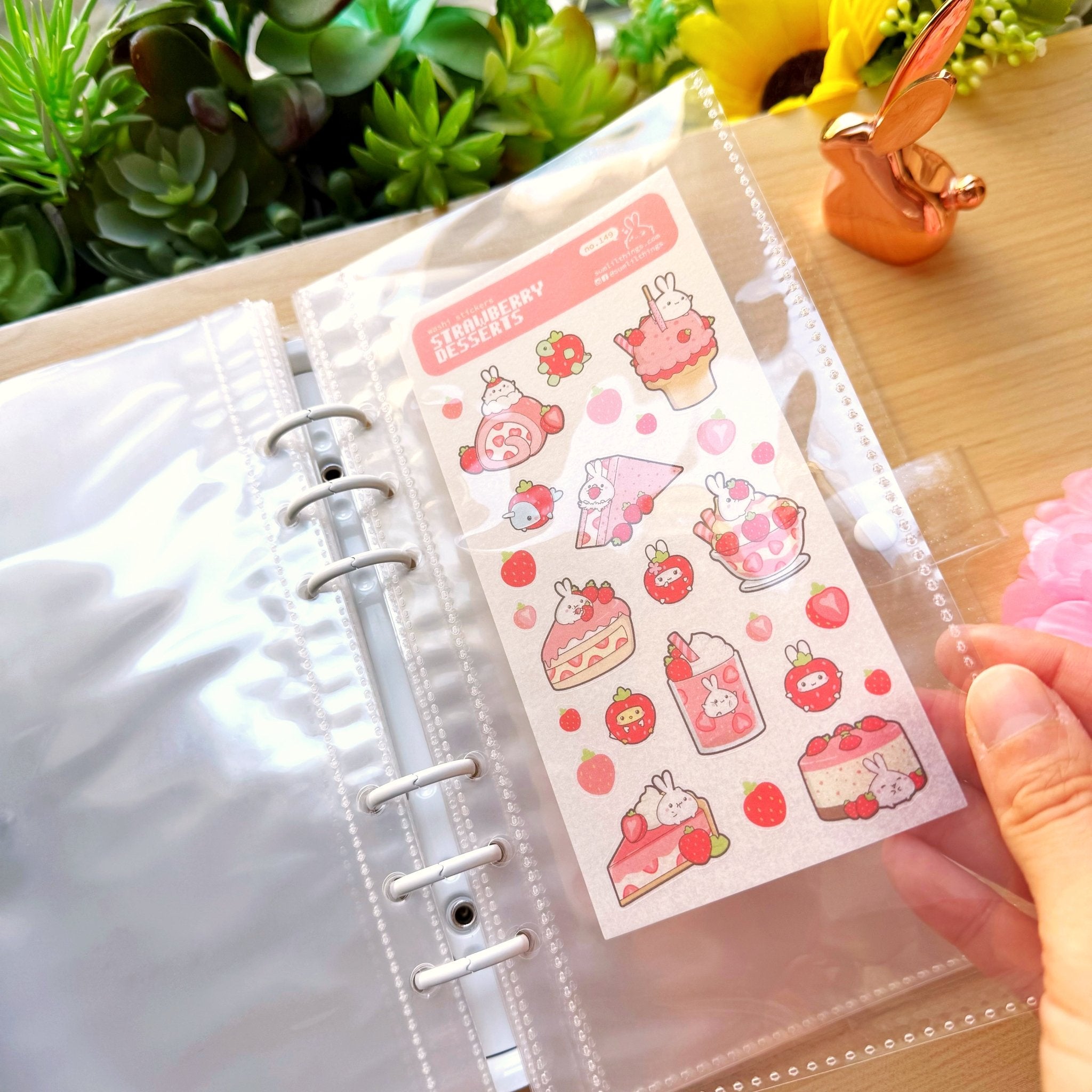 A6 Ring Binder with Inserts (4 Colors) - SumLilThings