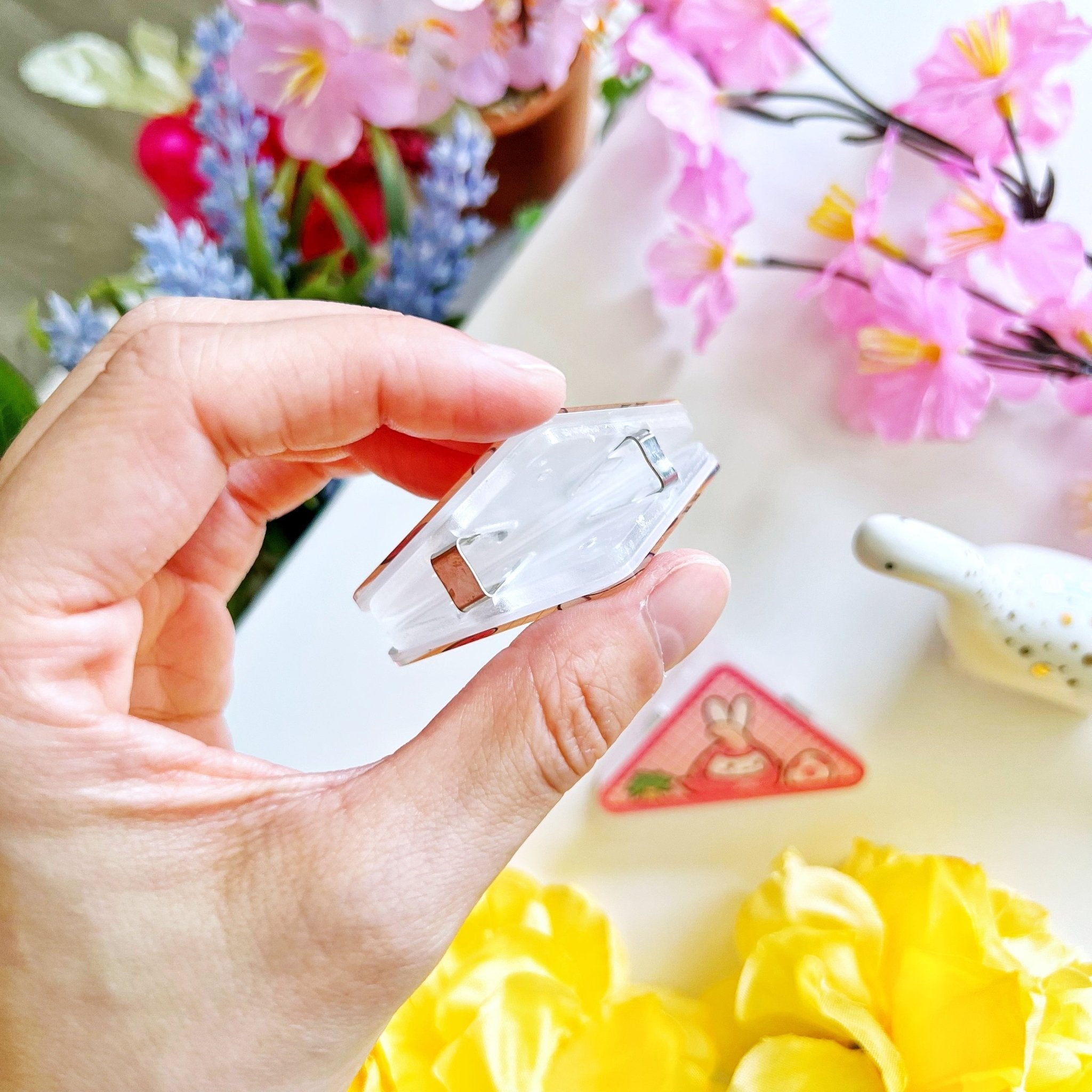 Acrylic Corner Clip - Dino Onesies (Set of 4) - SumLilThings