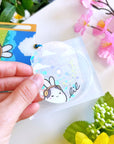 Acrylic Mini CD Keychain & Washi Card (Removable Disc) - SumLilThings
