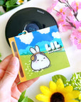 Acrylic Mini CD Keychain & Washi Card (Removable Disc) - SumLilThings