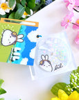 Acrylic Mini CD Keychain & Washi Card (Removable Disc) - SumLilThings