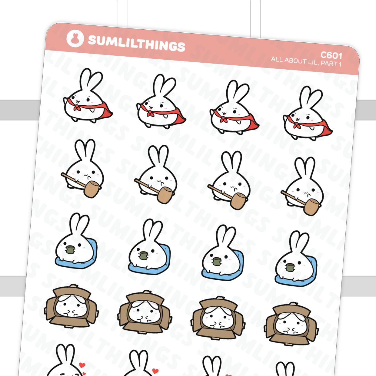 All About Lil Part 1 Stickers - SumLilThings