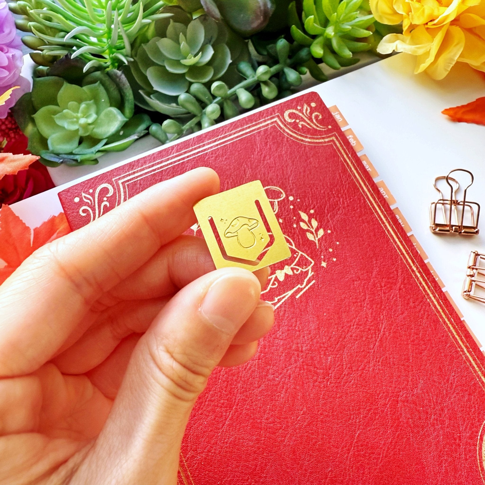 Brass Page Markers - Lil' Forest (Set of 4) - SumLilThings