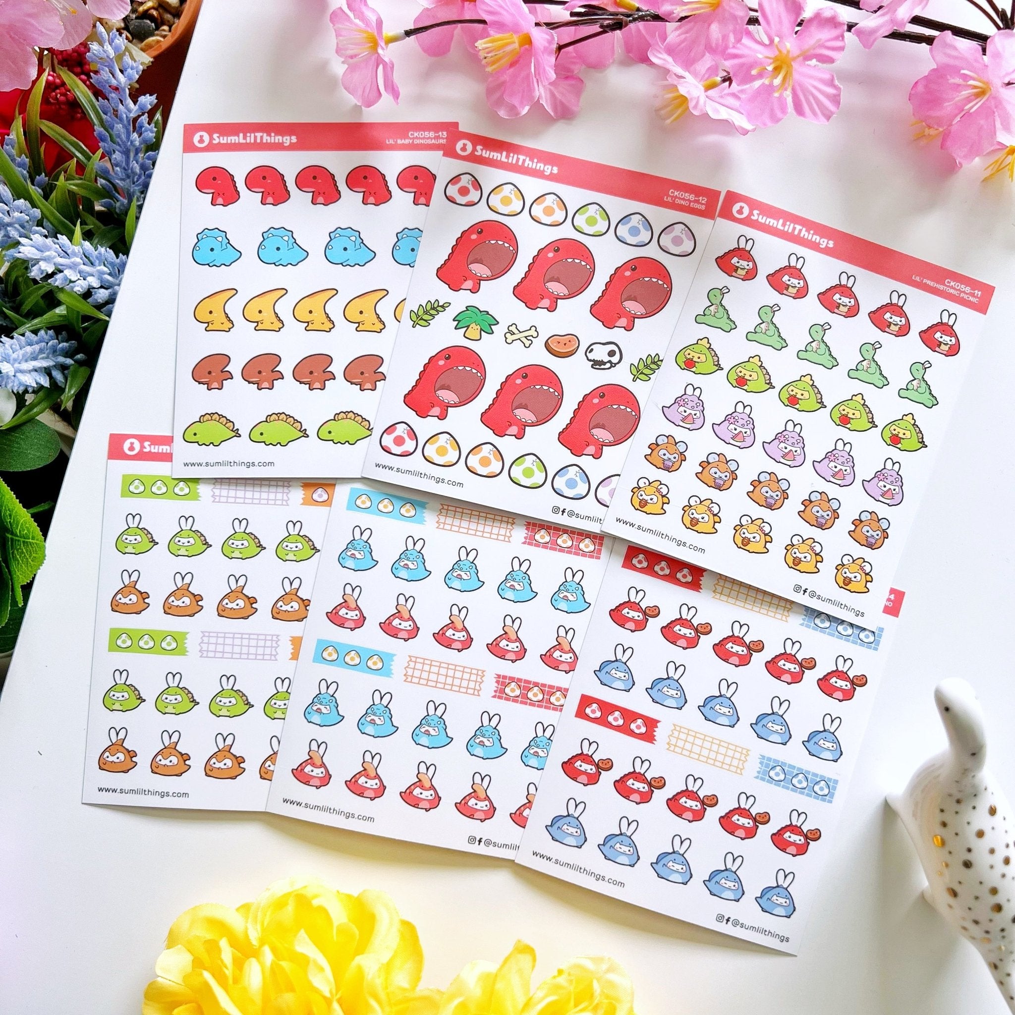 Decorative Kit - Lil' Dino Picnic (10 Pages) - SumLilThings