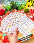 Decorative Kit - Lil' Fox Festival (10 Pages) - Holo Foil - SumLilThings
