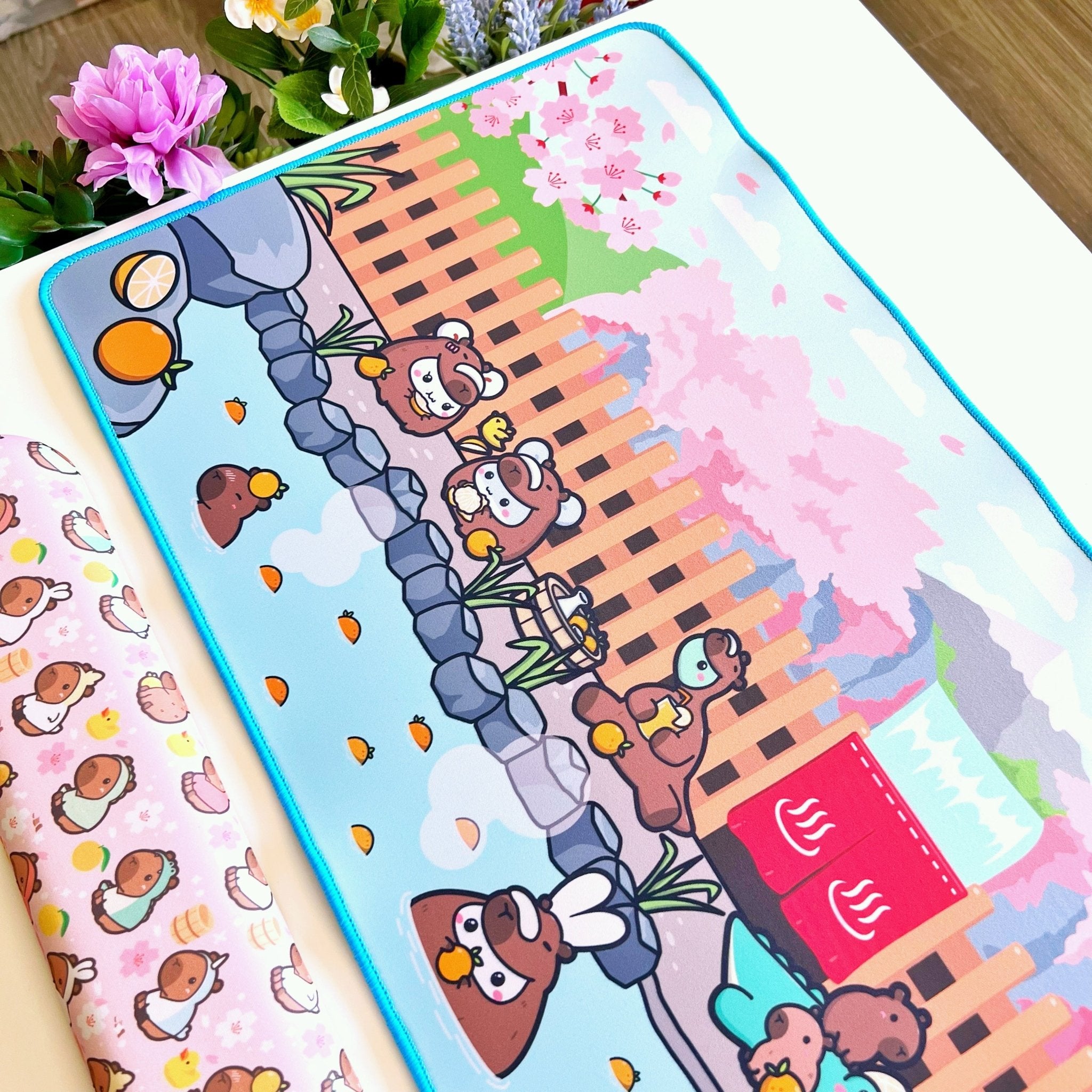 Desk Mat - Be Capy & Chill (350mm x 800mm) - SumLilThings