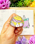 Enamel Pin - Lil' Lavender Creme Puff - SumLilThings