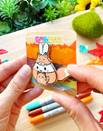 Enamel Pin - Lil' Pet Fox (Interactive) - SumLilThings