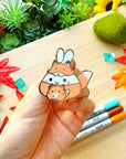 Enamel Pin - Lil' Pet Fox (Interactive) - SumLilThings