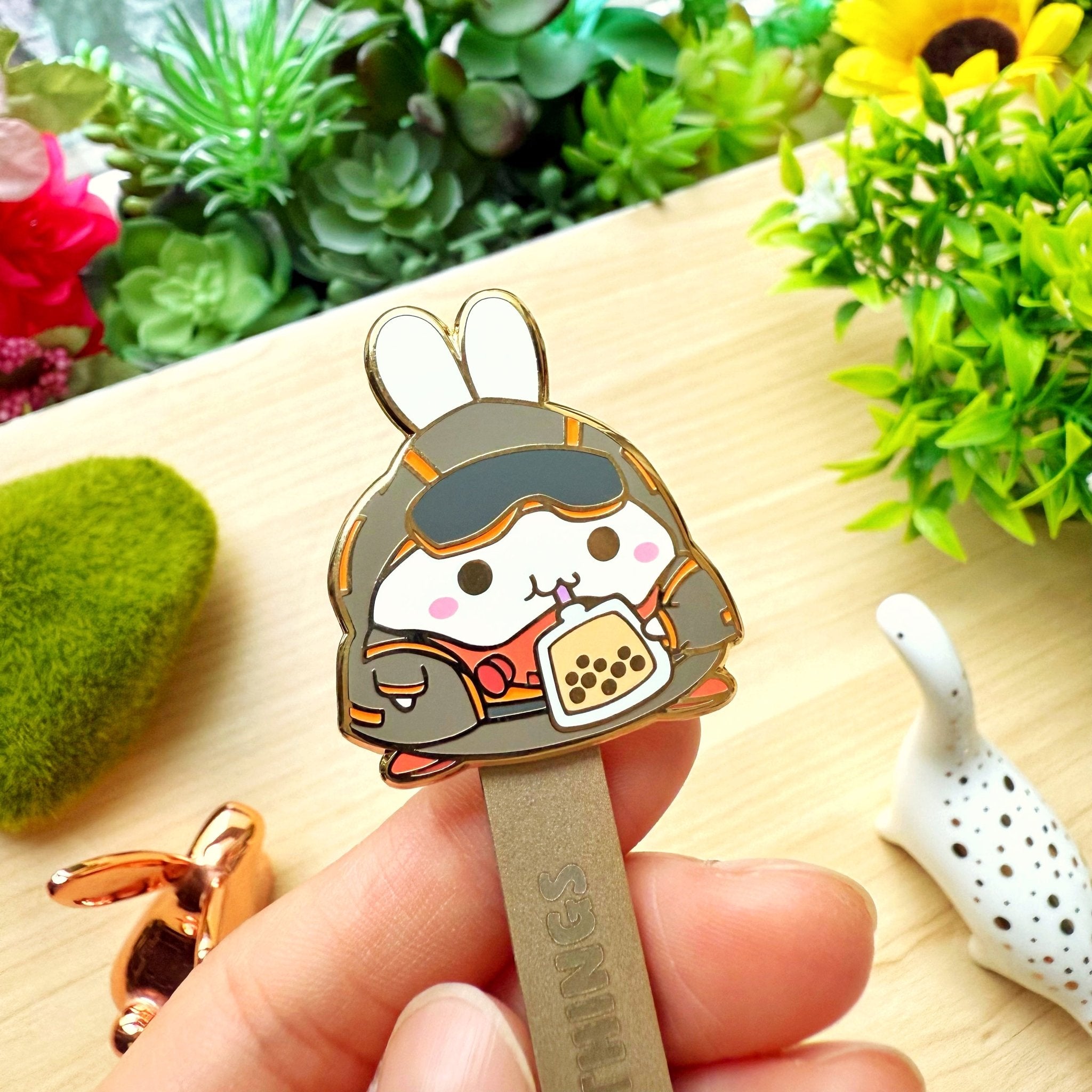 Enamel Tweezer - Lil' IV Boba Drink - SumLilThings