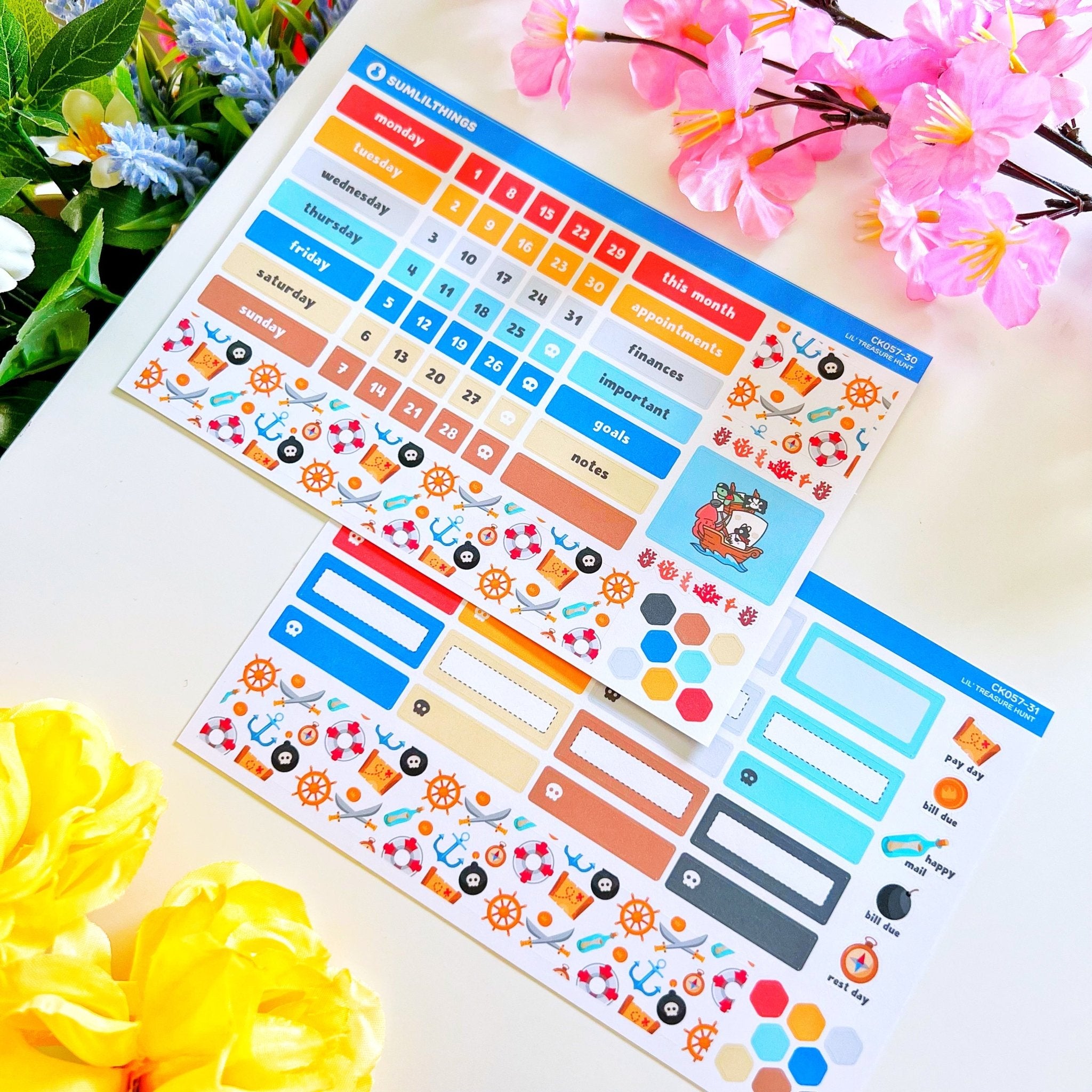 Hobonichi COUSIN - Lil' Treasure Hunt - Holo Foil - SumLilThings