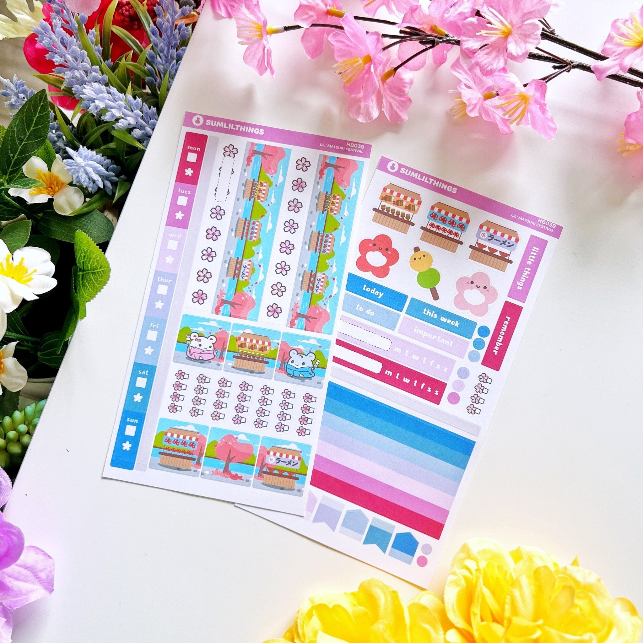 Hobonichi WEEKS - Lil' Sakura Festival - SumLilThings