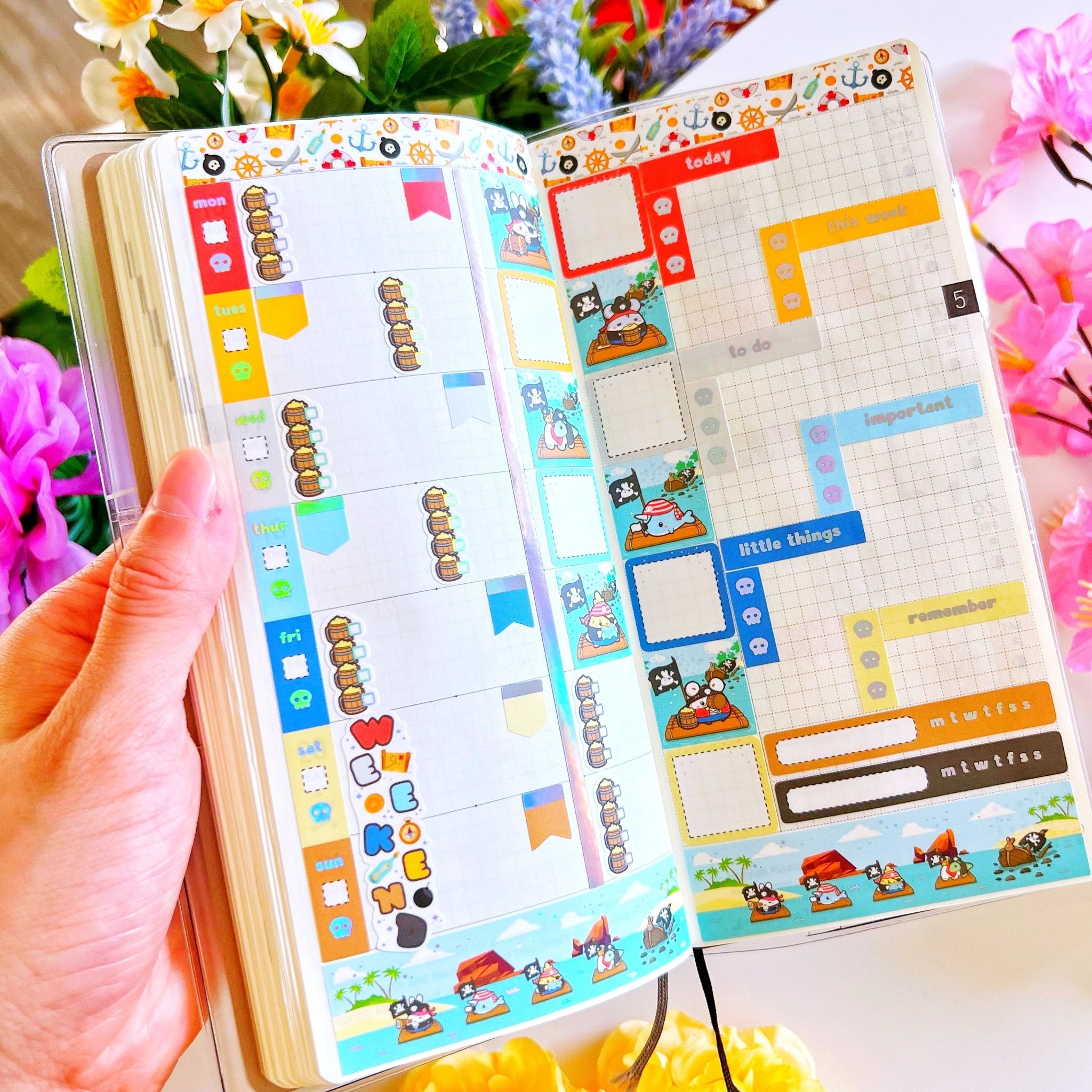 Hobonichi WEEKS - Lil' Treasure Hunt - Holo Foil - SumLilThings