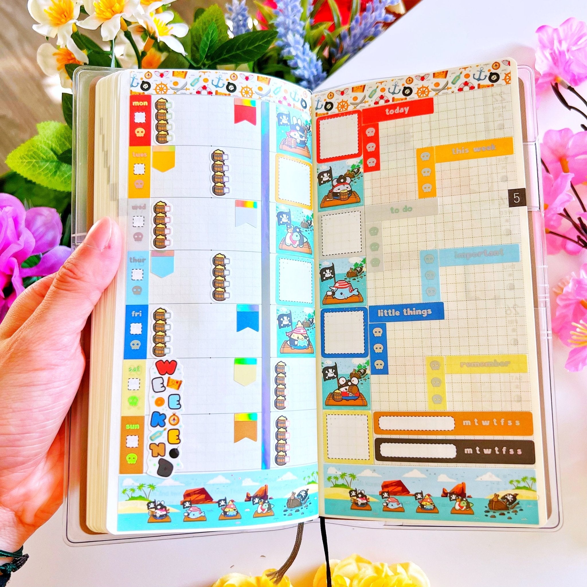 Hobonichi WEEKS - Lil' Treasure Hunt - Holo Foil - SumLilThings