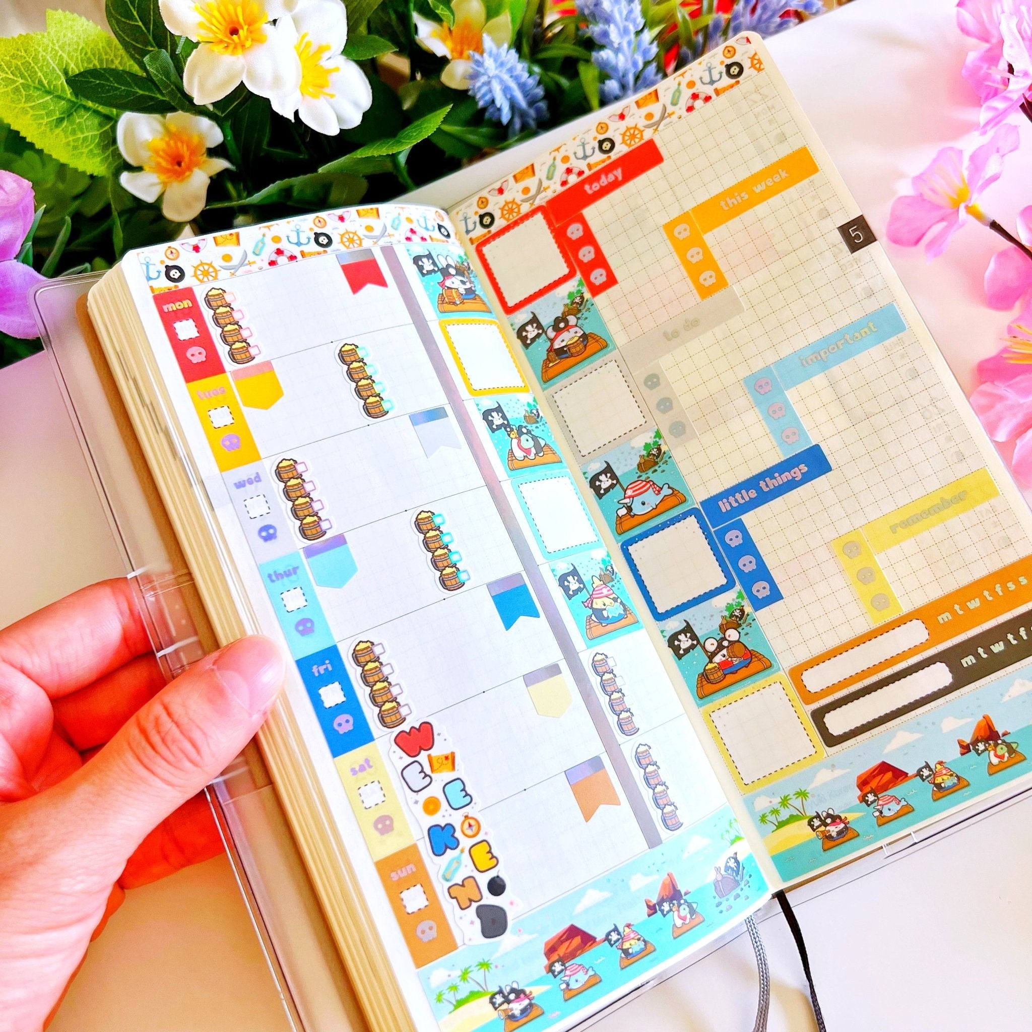 Hobonichi WEEKS - Lil' Treasure Hunt - Holo Foil - SumLilThings