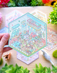 Isometric Scene Sticker - Fun Backyard (Small Mochi) - SumLilThings