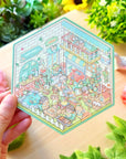 Isometric Scene Sticker - Fun Backyard (Small Mochi) - SumLilThings