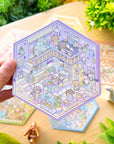 Isometric Scene Sticker - Romantic Living Room (Small Mochi) - SumLilThings