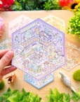 Isometric Scene Sticker - Romantic Living Room (Small Mochi) - SumLilThings