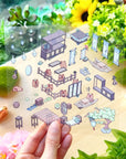 Isometric Scene Sticker - Treasure Pavilion (Simno Series 3) - SumLilThings