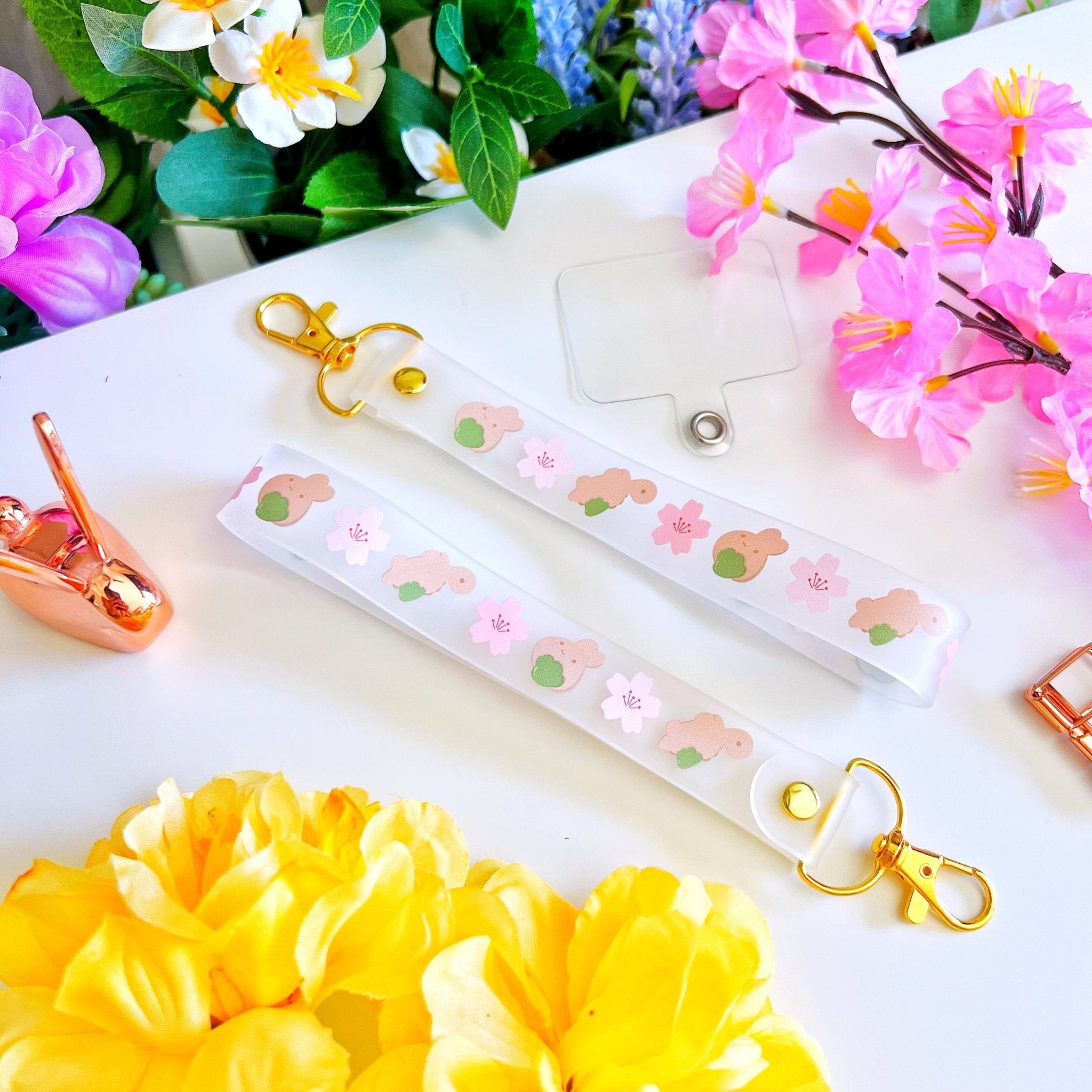 Jelly Wrist Lanyard - Matcha Munchies (Incl. Phone Tether) - SumLilThings