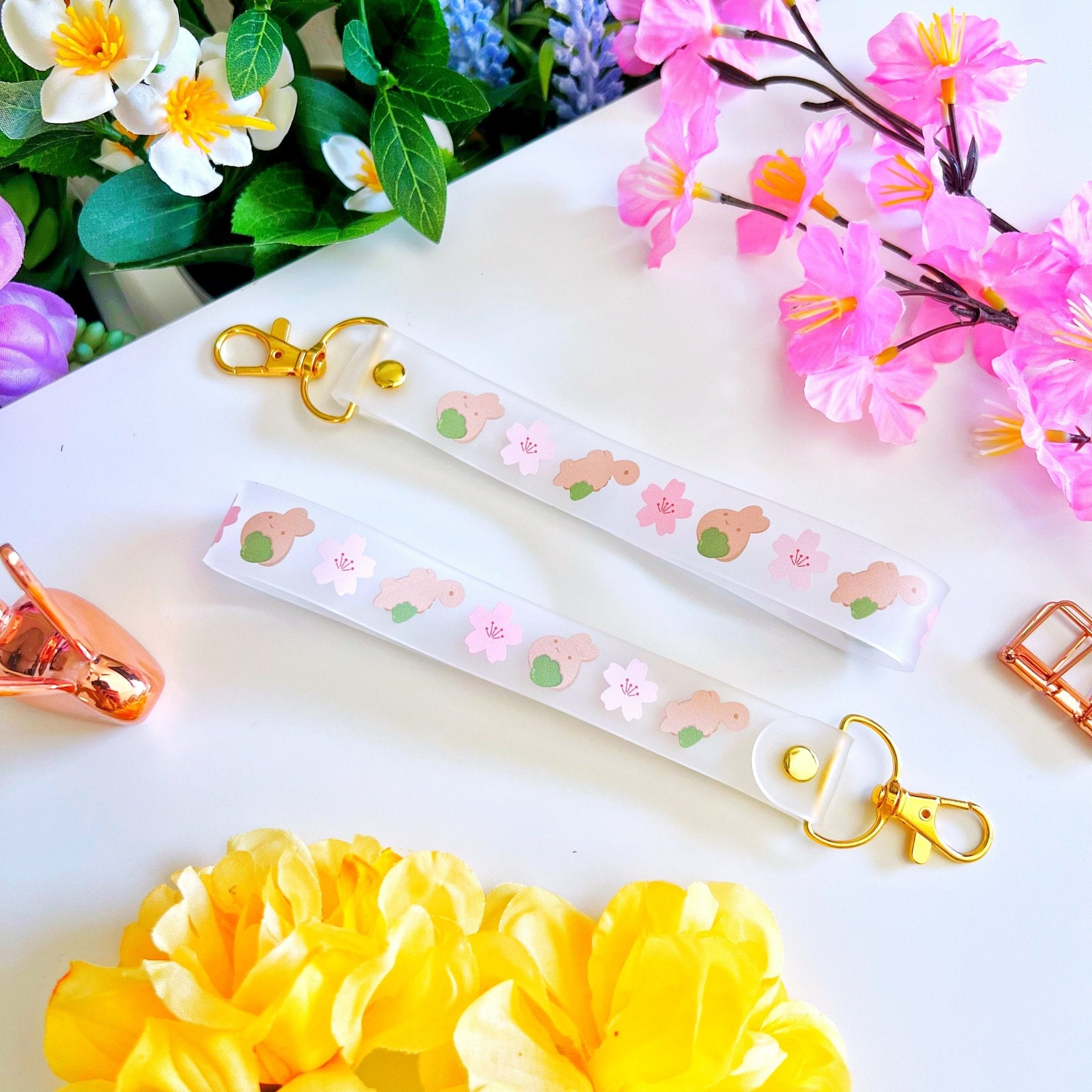 Jelly Wrist Lanyard - Matcha Munchies (Incl. Phone Tether) - SumLilThings