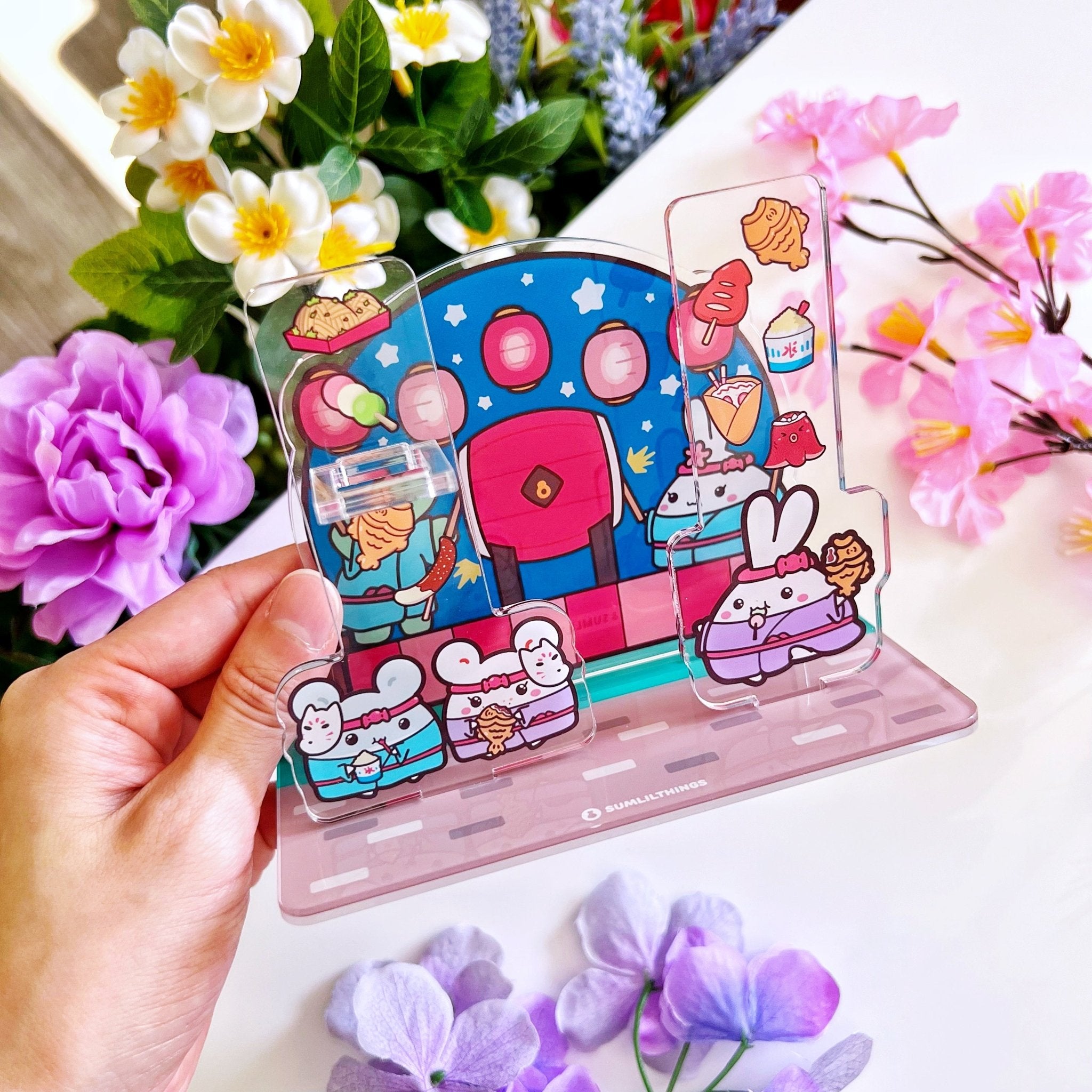 Lil' Night Market Washi Tower® & Pen Holder - SumLilThings