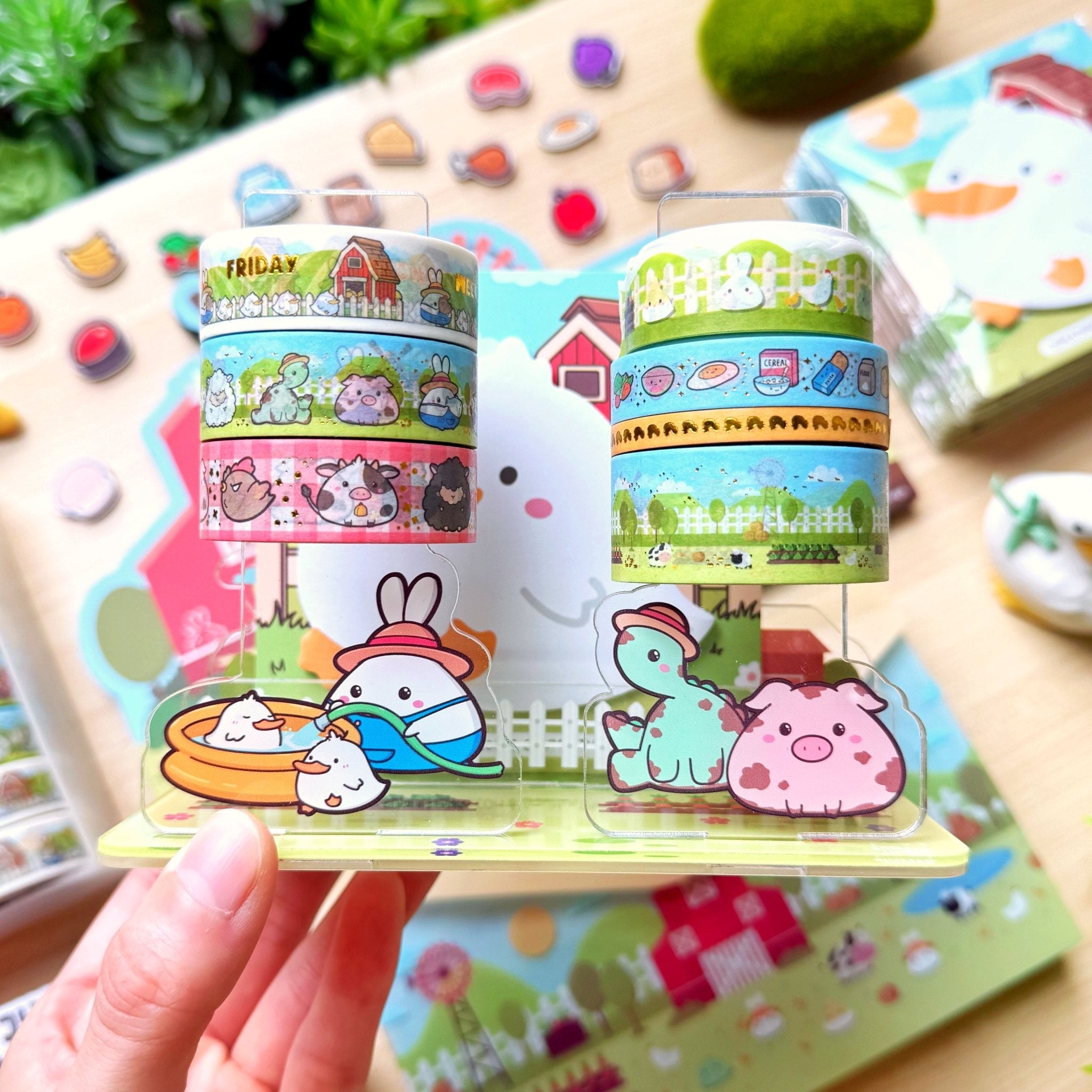 Lil' Pasture Pals Washi Tower® & Notepad Stand - SumLilThings