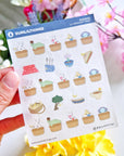 Moonlight Picnic Washi Stickers - SumLilThings