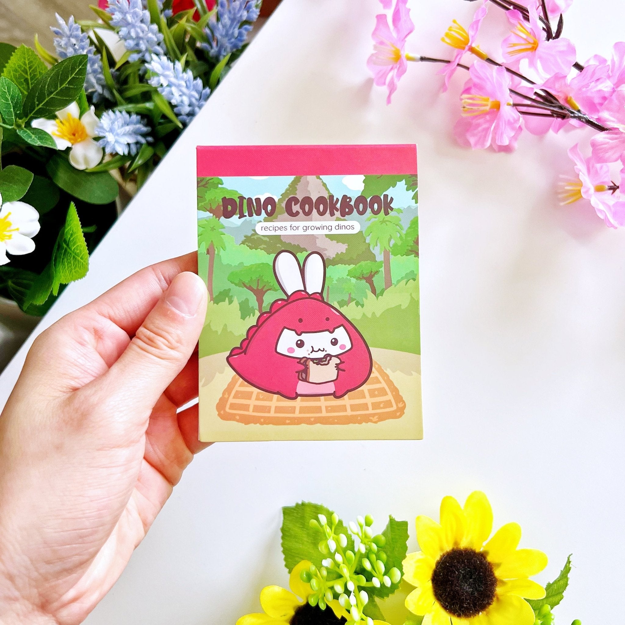 Notepad - Dino Cookbook (Foldover) - SumLilThings