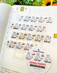 PET Clear Tape - Deadly Feasts - Transparent (15mm) - SumLilThings