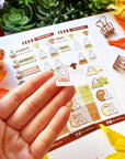 Seal Sticker - Lil' Healthy Habits (Forest Color) - Washi - SumLilThings