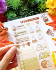 Seal Sticker - Lil' Healthy Habits (Forest Color) - Washi - SumLilThings