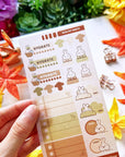 Seal Sticker - Lil' Healthy Habits (Forest Color) - Washi - SumLilThings