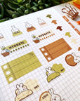 Seal Sticker - Lil' Healthy Habits (Forest Color) - Washi - SumLilThings