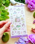 Seal Sticker - Purple Love - Washi - SumLilThings