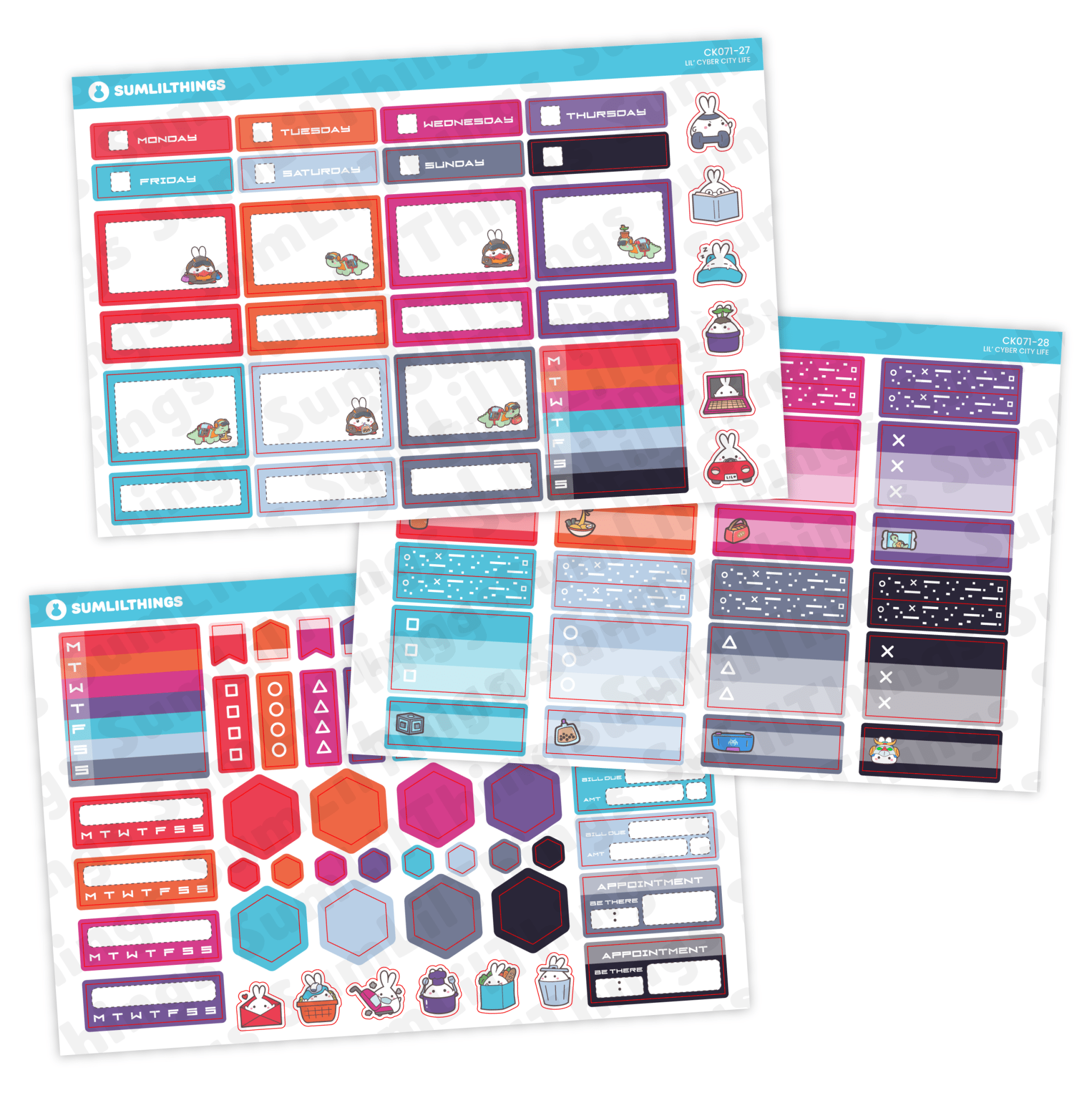 SLT Hobonichi COUSIN Sticker Subscription (3 - Month Plan) - SumLilThings